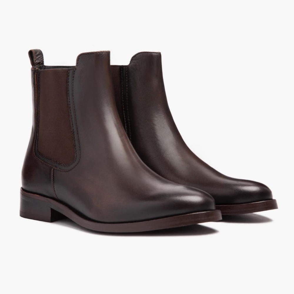 Thursday Boots - Duchess Booties in Dark chocolate brown